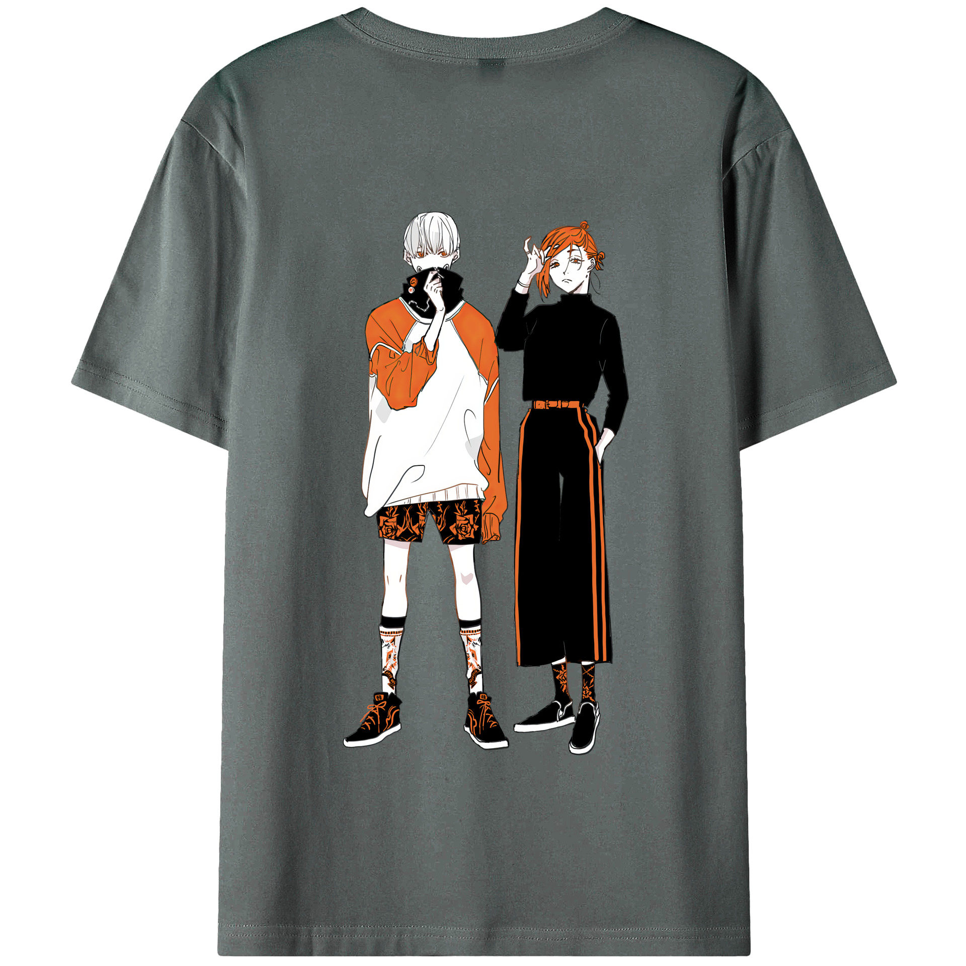 （画像用） 呪術廻戦 Jujutsu Kaisen 綿100％半袖Tシャツ（背面プリント）